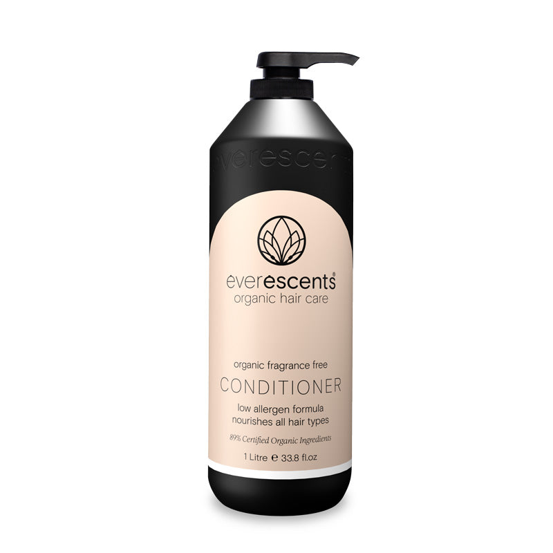 Everescents Organic Fragrance Free Conditioner 1000ml